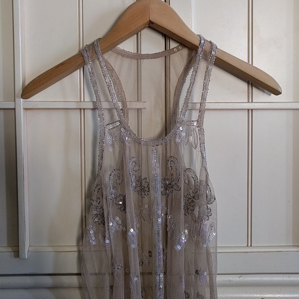 Vintage XS Beaded Tank